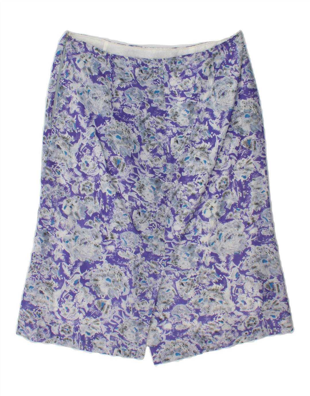 VINTAGE Womens Abstract Pattern Straight Skirt W30 Medium  Purple Vintage Vintage and Second-Hand Vintage from Messina Hembry 