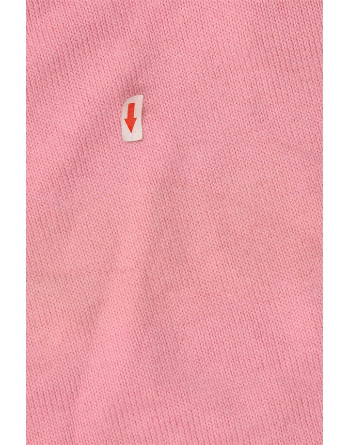 Marks & Spencer Herre Blue Harbor Crew Neck Jumper Sweater Large Pink