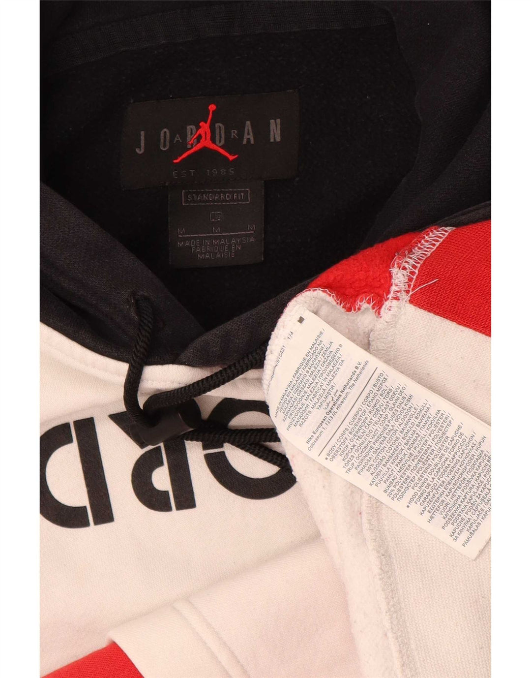 Jordan Herre grafisk hættetrøje Jumper Medium Flerfarvet Colourblock