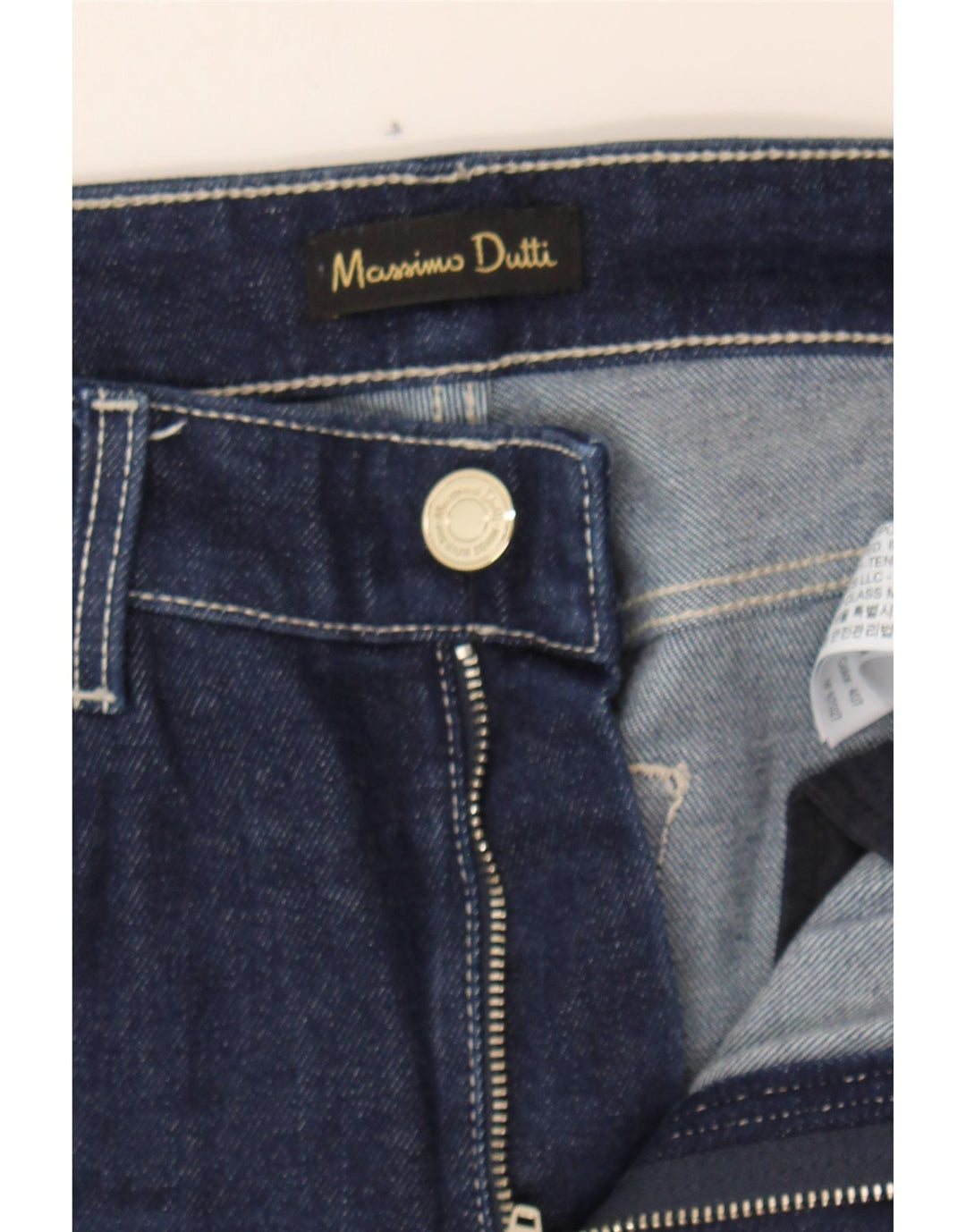 MASSIMO DUTTI Womens Bootcut Jeans EU 40 Medium W30 L27 Navy Blue Cotton Vintage Massimo Dutti and Second-Hand Massimo Dutti from Messina Hembry 