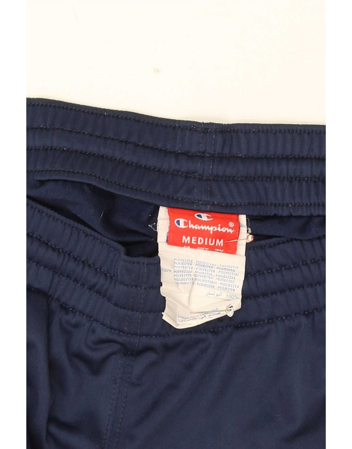 Champion Pantalon De Survêtement Graphique Homme Bleu Marine Moyen Polyester