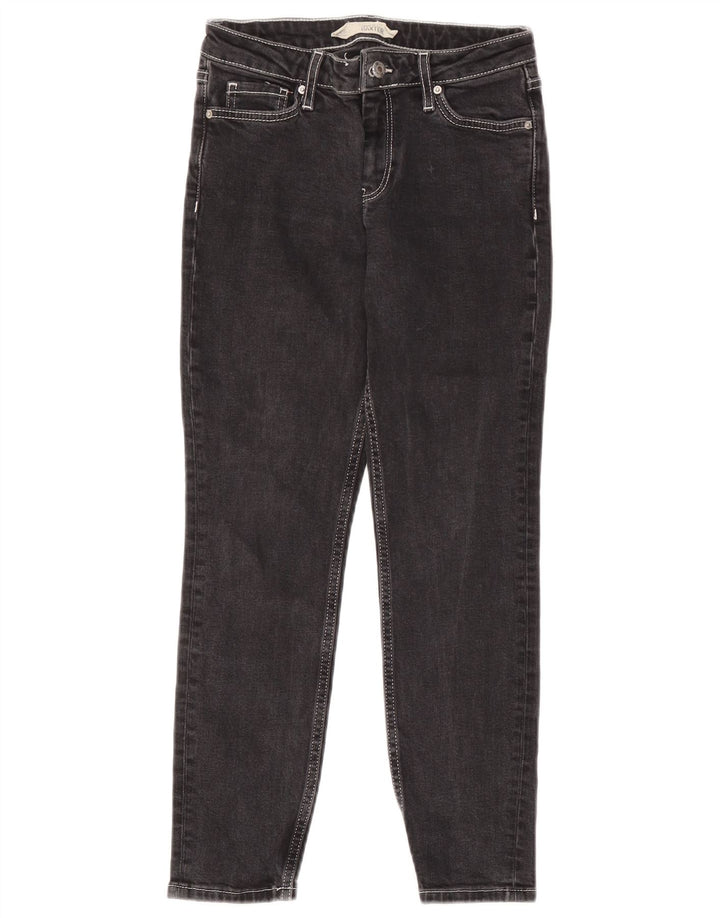 TOPSHOP Womens Baxter Crop Slim Jeans W26 L25 Black