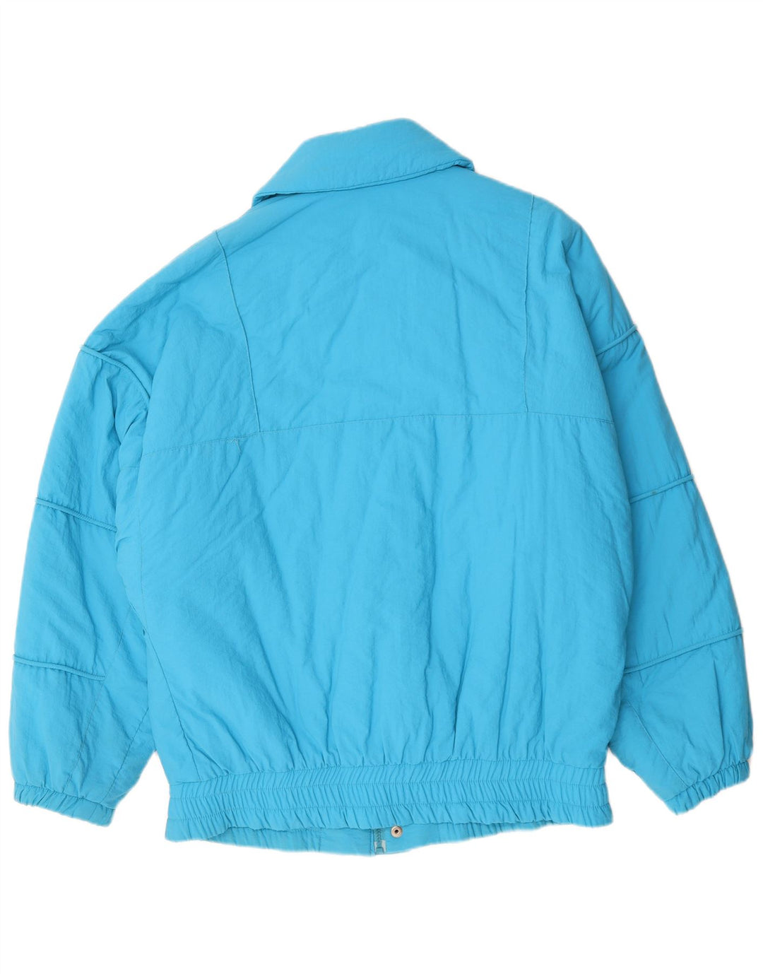 MISTRAL Mens Graphic Loose Fit Padded Jacket UK 40 Large Blue Polyamide