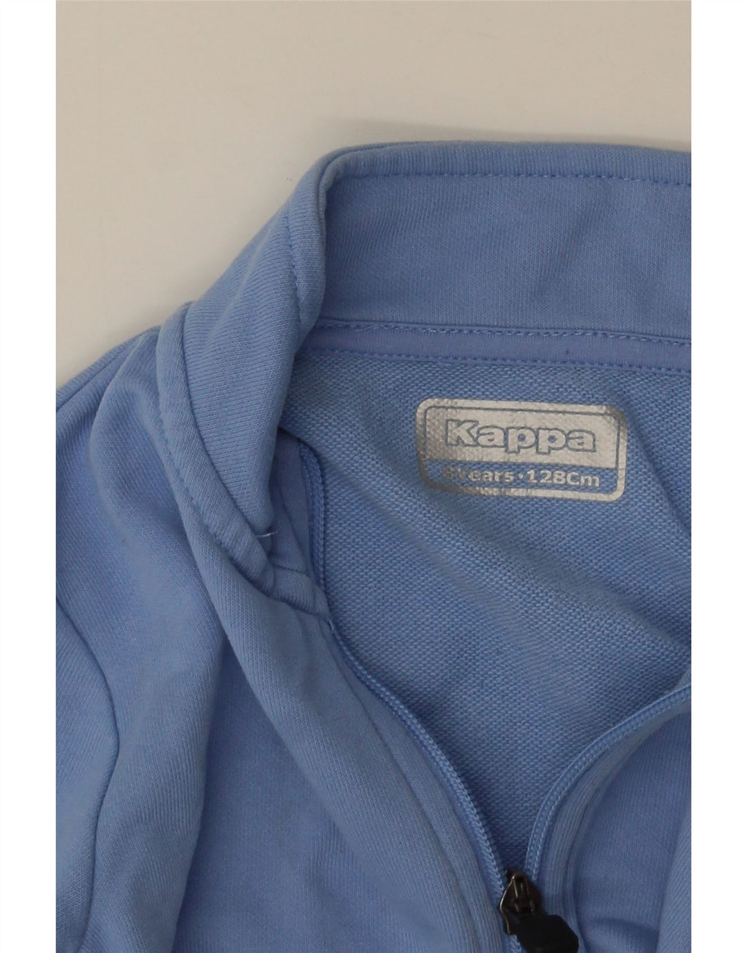 KAPPA Girls Tracksuit Top Jacket 7-8 Years Blue