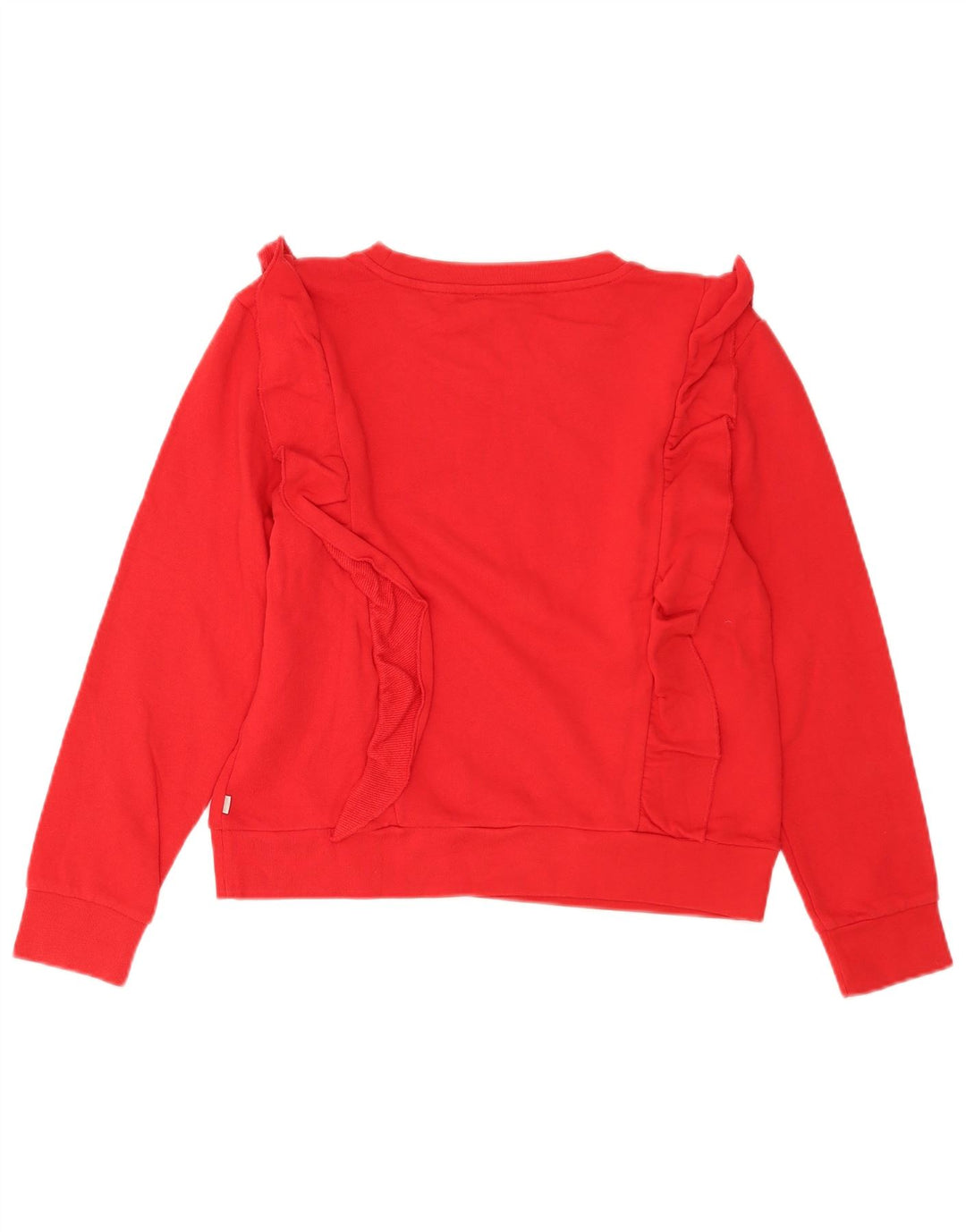 Levi's Womens Sweatshirt Jumper UK 14 Medium Red Cotton