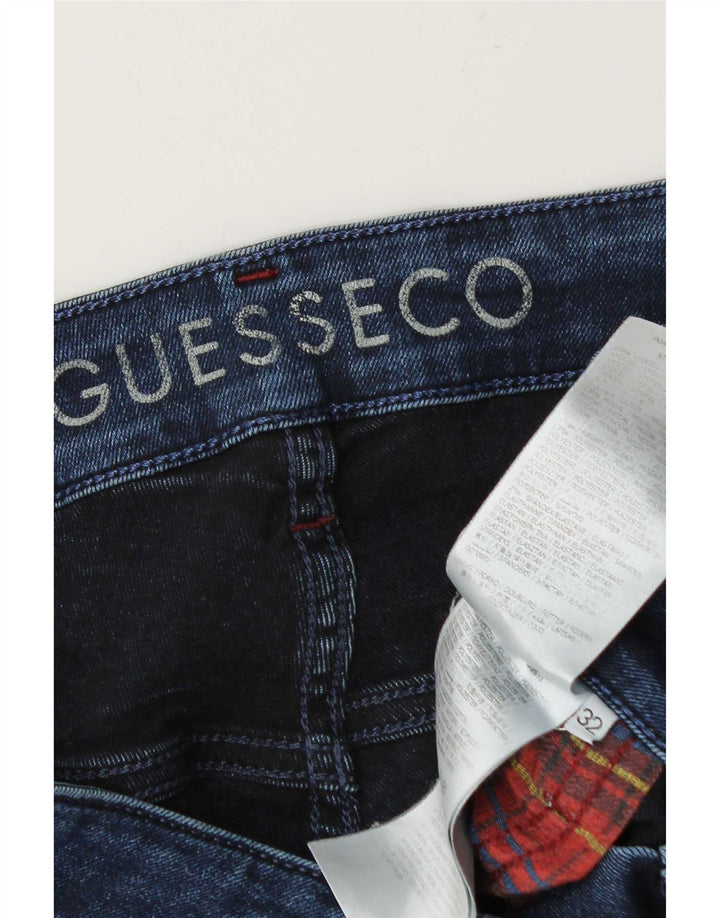 Guess Mens Slim Jeans  W32 L30 Blue Lyocell