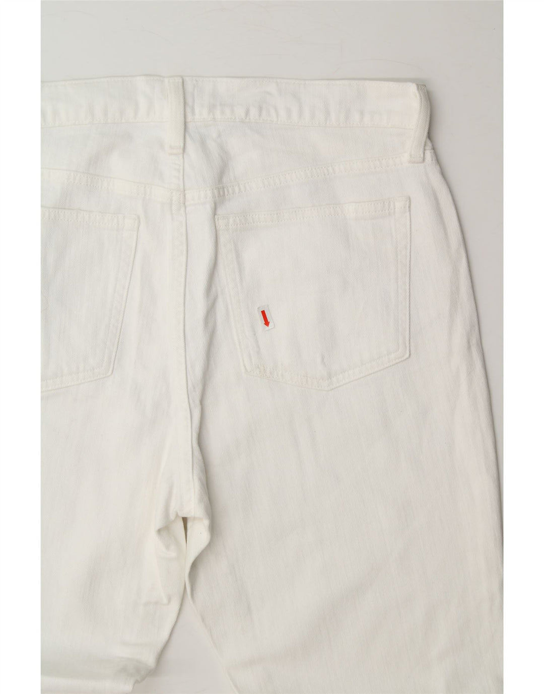 J. CREW Womens Straight Jeans W29 L28 White Cotton Vintage J. Crew and Second-Hand J. Crew from Messina Hembry 