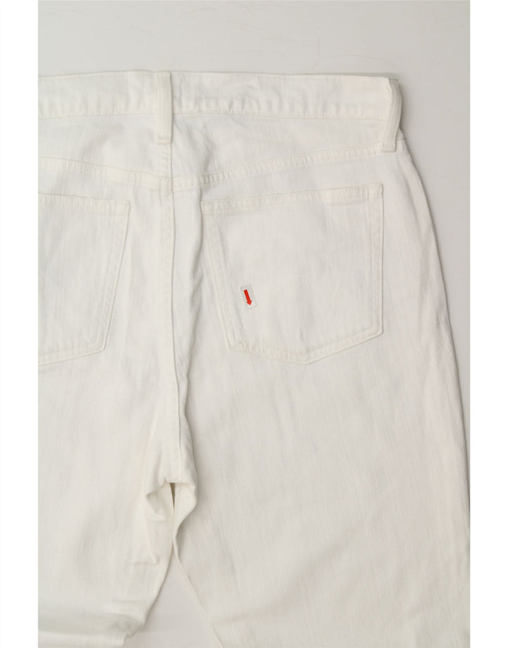 J. CREW Womens Straight Jeans W29 L28 White Cotton Vintage J. Crew and Second-Hand J. Crew from Messina Hembry 