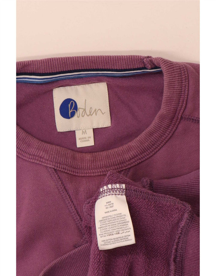Boden Mens Sweatshirt Jumper Medium Purple Cotton