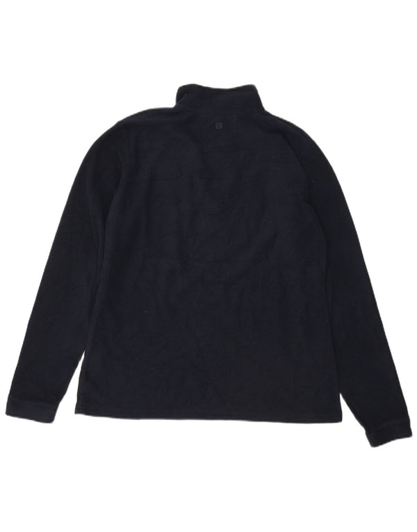 Mountain Warehouse Pull polaire à col zippé pour femme UK 14 Large Bleu marine