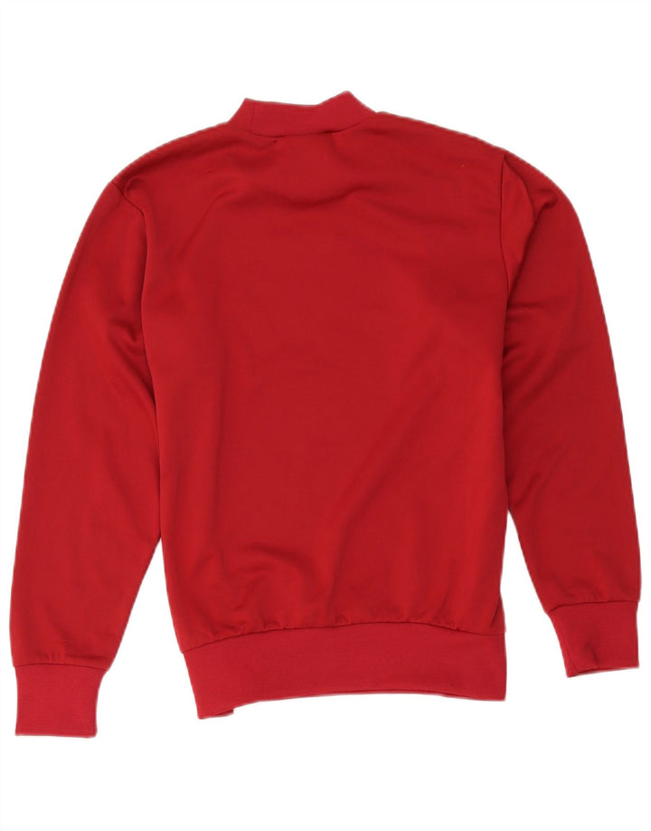 Diadora Mens Sweatshirt Jumper XS Red Colourblock Polyester