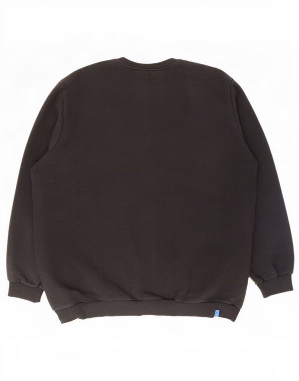 Мужской свитер Adidas Jumper 2XL Черный с цветными блоками Хлопок
