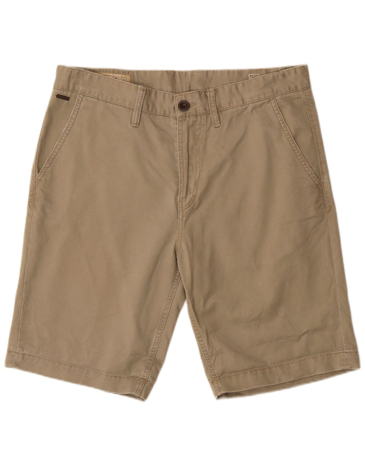 Guess Herren Chinoshorts W33 Mittelbeige Baumwolle