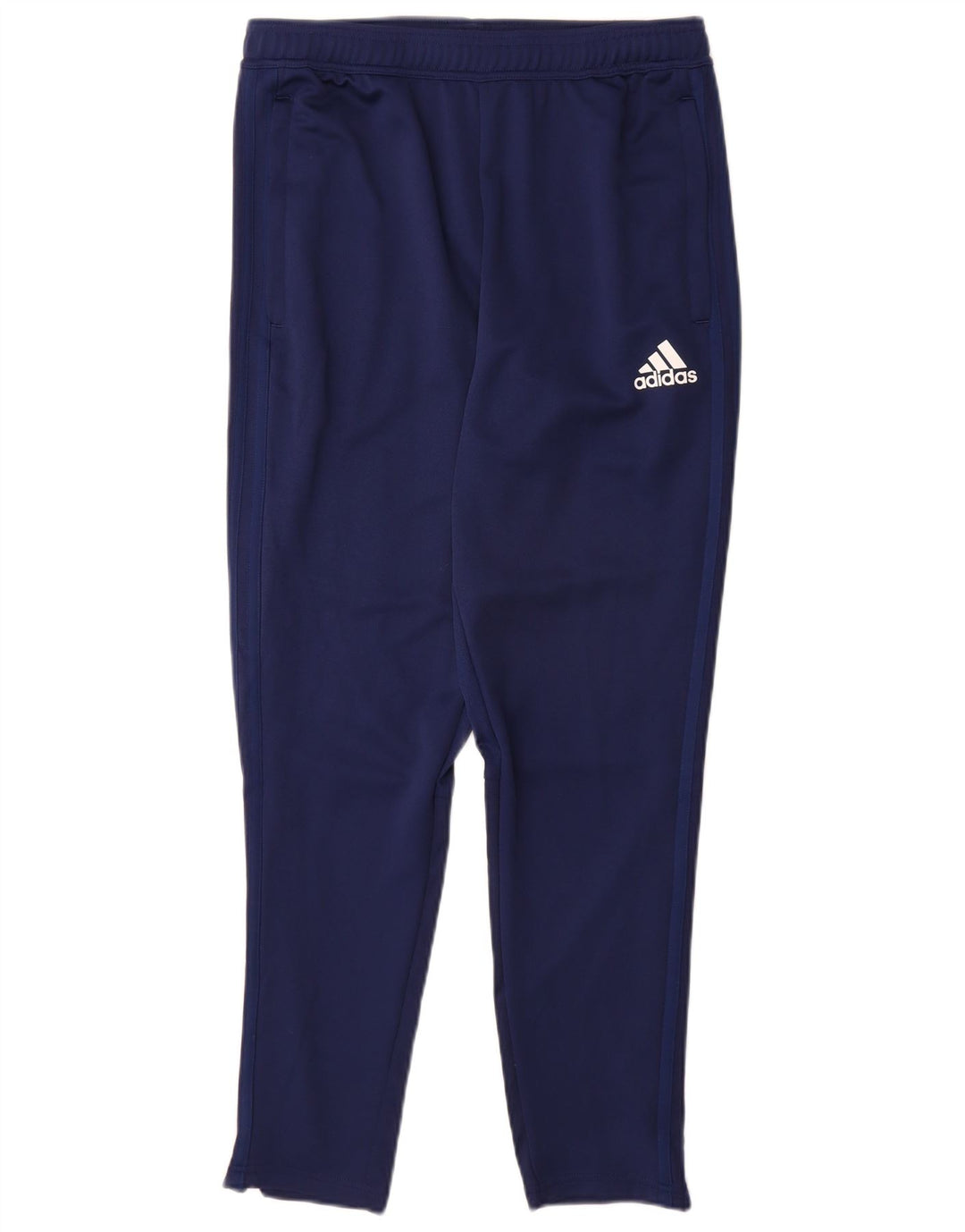 Adidas Mens Climacool Tracksuit Trousers Medium Navy Blue Polyester