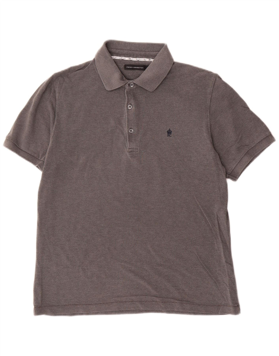 FRENCH CONNECTION Polo Hombre Algodón Gris Medio