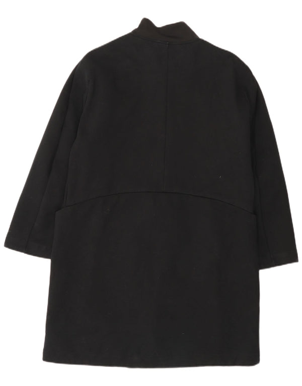 Nike Damen-Windbreaker-Mantel, UK 16, große schwarze Baumwolle