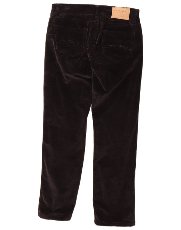 Pantaloni da donna slim fit in velluto a coste Carrera W28 L27 cotone nero