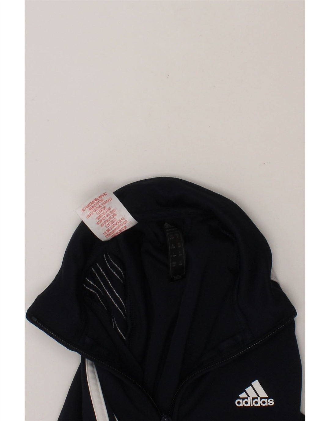 ADIDAS Boys Tracksuit Top Jacket 9-10 Years Navy Blue Polyester Vintage Adidas and Second-Hand Adidas from Messina Hembry 