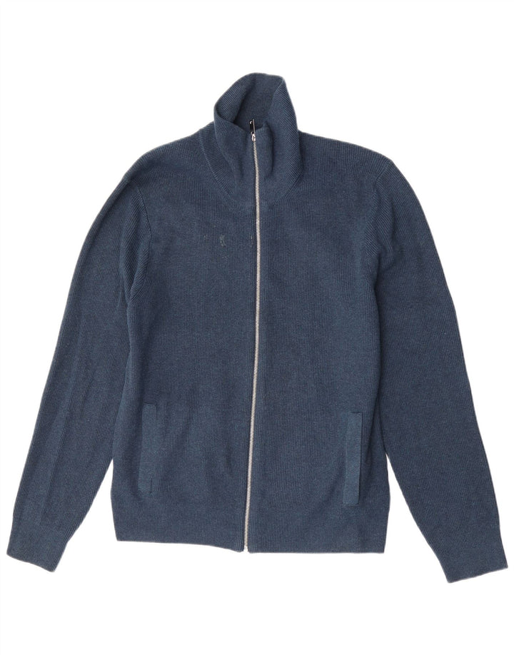 Marks & Spencer Herre cardigan sweater Stor marineblå polyester