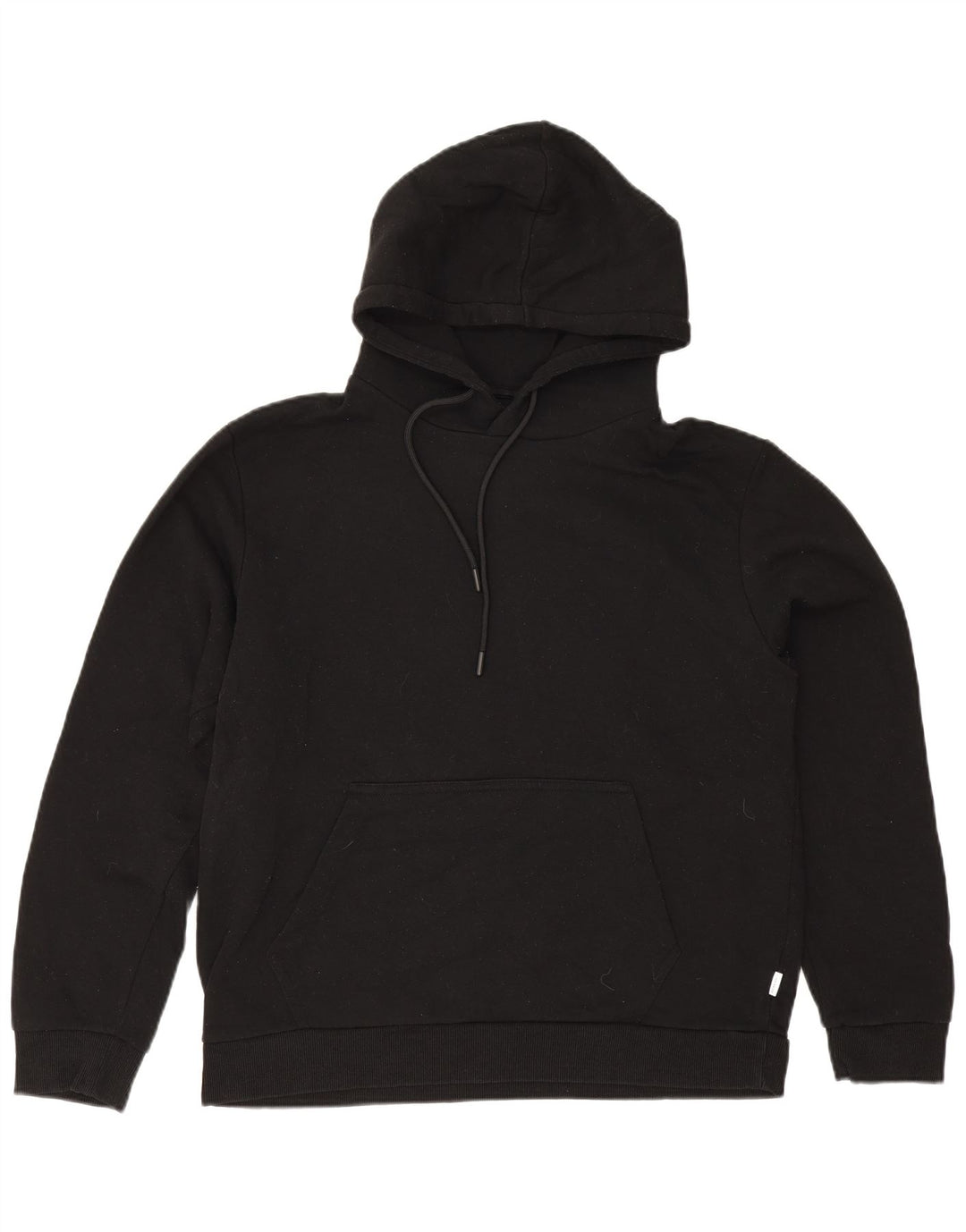 Męski sweter z kapturem Jack & Jones, duży, czarny, poliestrowy