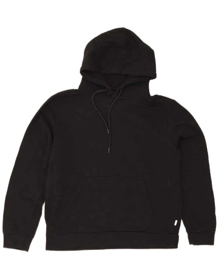 Męski sweter z kapturem Jack & Jones, duży, czarny, poliestrowy