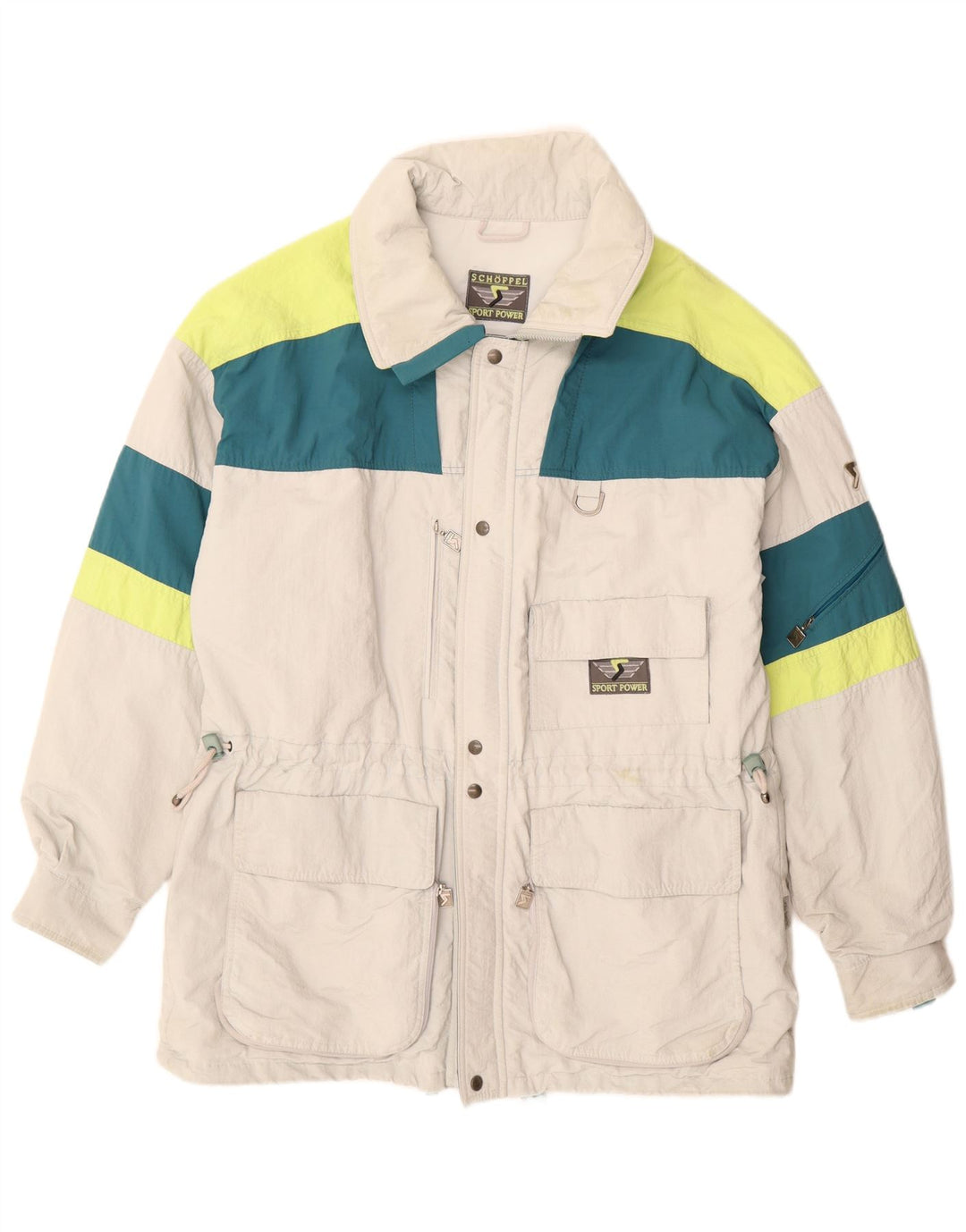 Schoffel Mens Ski Jacket EU 50 Large Grey Colourblock