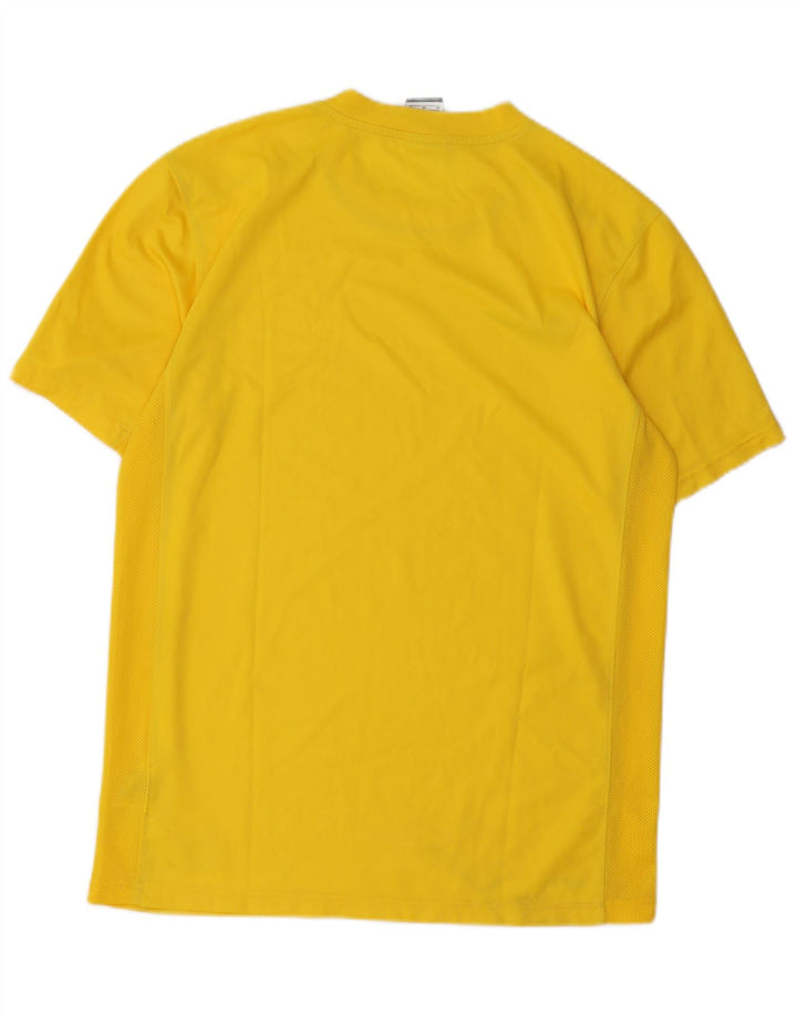 Nike Herre Dri Fit T-shirt Top Medium Gul Polyester
