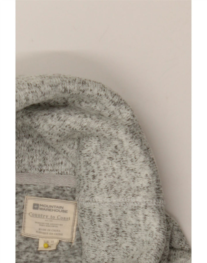 MOUNTAIN WAREHOUSE Womens Roll Neck Jumper Sweater UK 10 Small  Grey Vintage Mountain Warehouse and Second-Hand Mountain Warehouse from Messina Hembry 