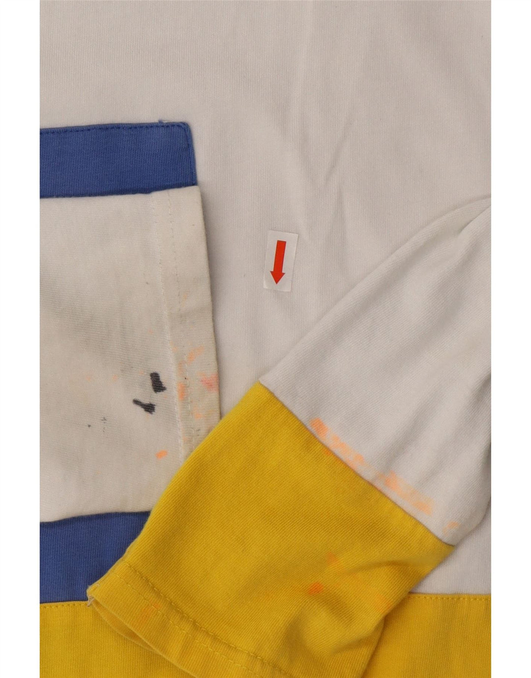 HARMONT & BLAINE Boys Graphic Top Long Sleeve 15-16 Years White Vintage Harmont & Blaine and Second-Hand Harmont & Blaine from Messina Hembry 