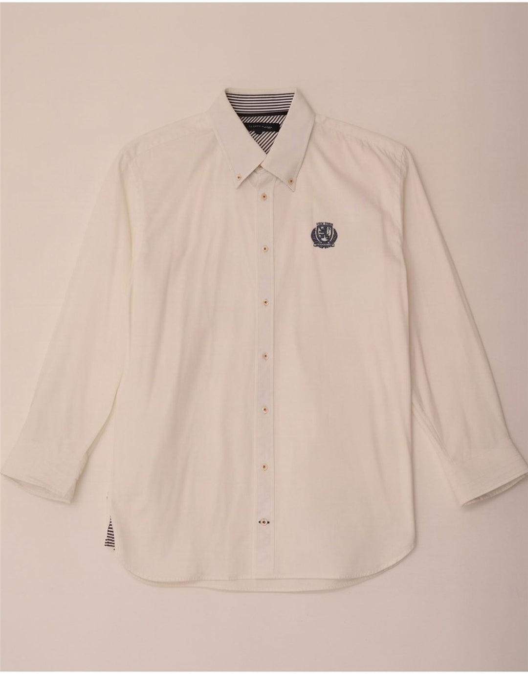 Camisa Tommy Hilfiger Hombre Grande Algodón Blanco