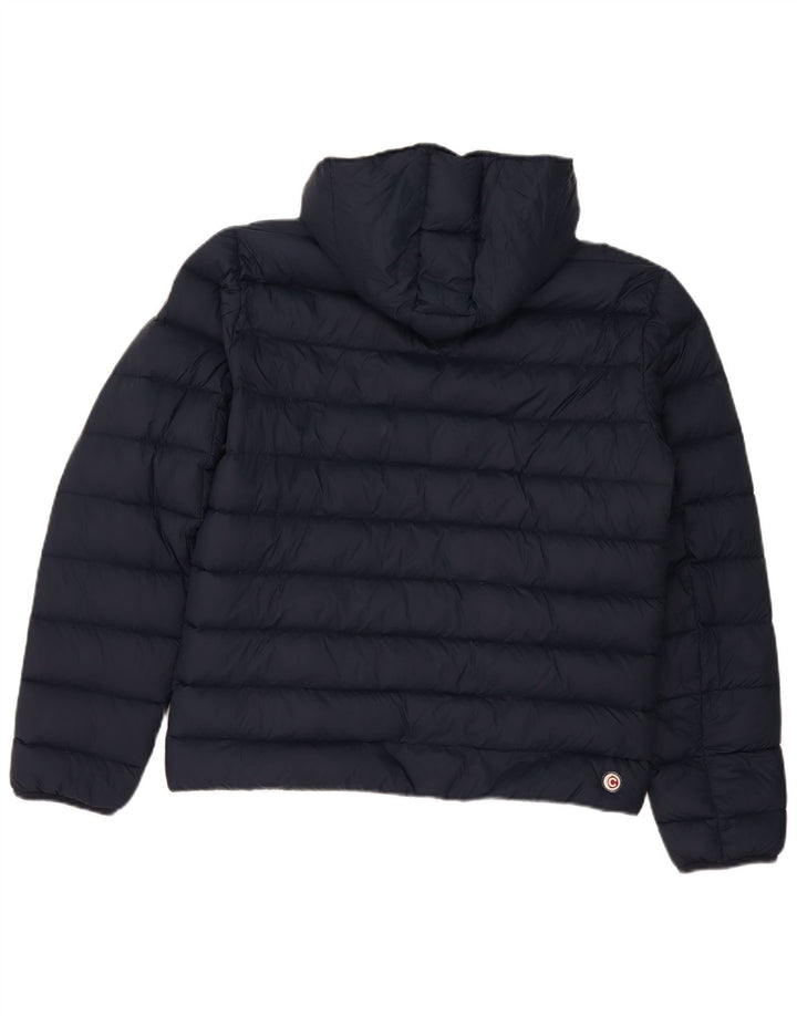 Colmar Mens Hooded Padded Jacket IT 48 Medium Navy Blue