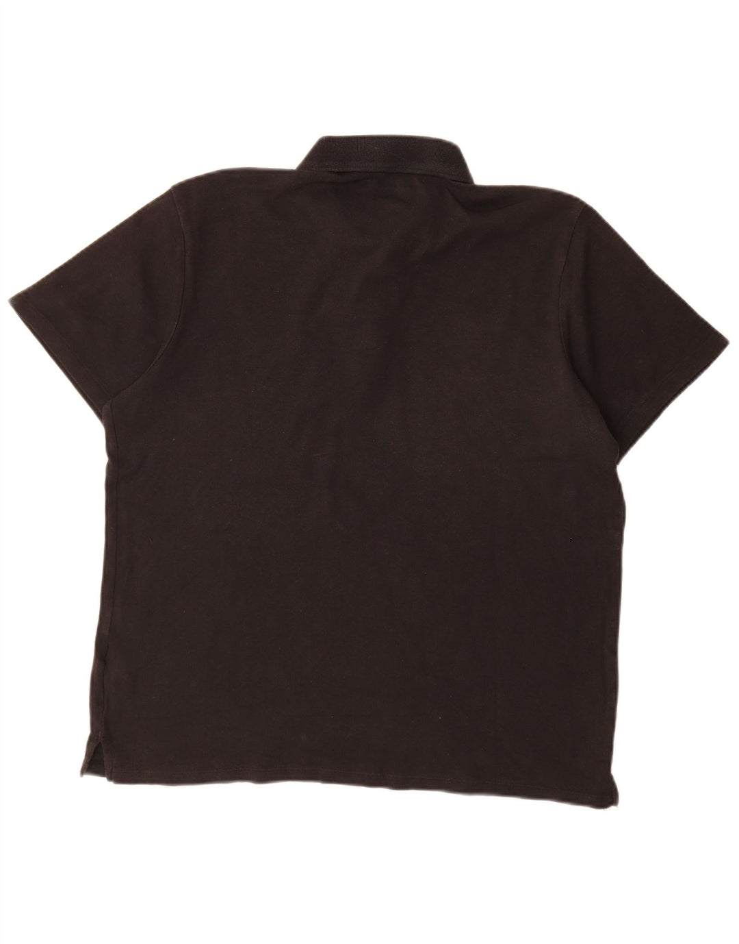Dkny Mens Polo Shirt Large Black Cotton