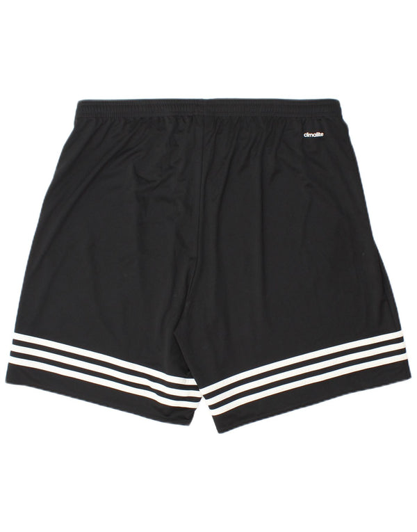 Adidas Męskie Spodenki Sportowe XL W38 L7 Czarne Paski Poliester Sport