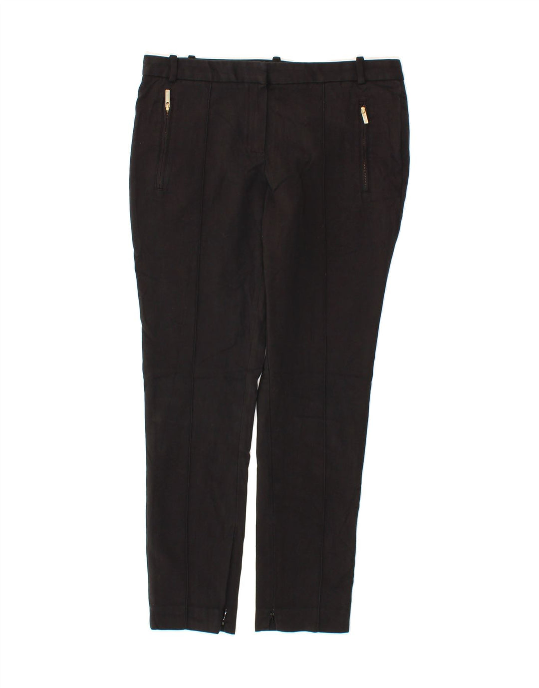 MASSIMO DUTTI Womens Slim Chino Trousers W30 L27 Black Vintage Massimo Dutti and Second-Hand Massimo Dutti from Messina Hembry 