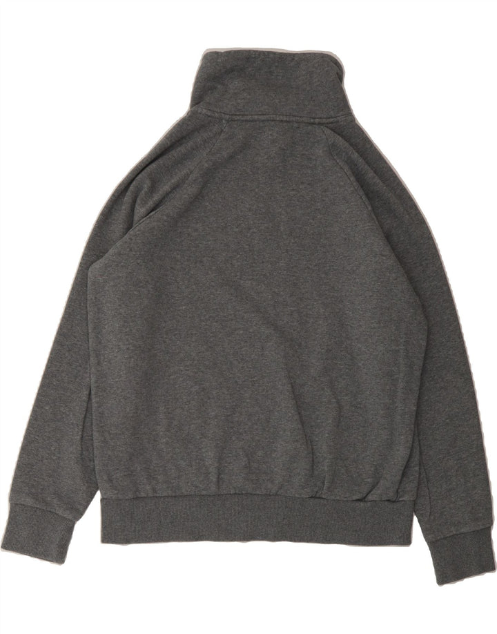 UNDER ARMOUR Womens Oversized Sweatshirt Jumper UK 10 Small Grey Cotton Vintage Under Armour and Second-Hand Under Armour from Messina Hembry 