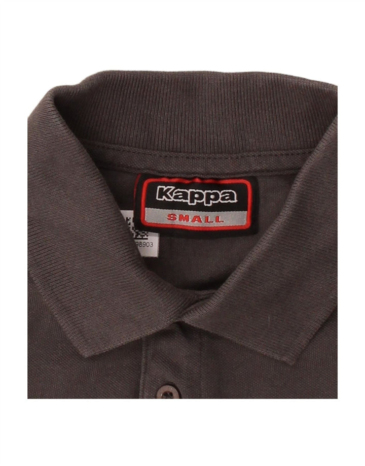 KAPPA Mens Polo Shirt Small Grey Cotton