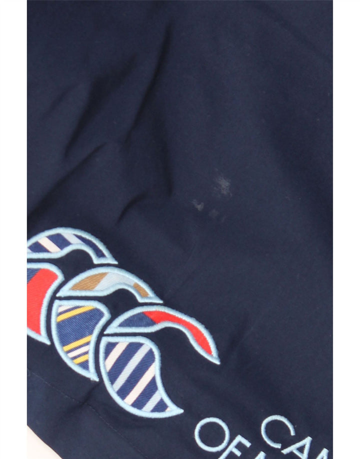 Canterbury Mens Graphic Tracksuit Trousers Medium Navy Blue Polyester
