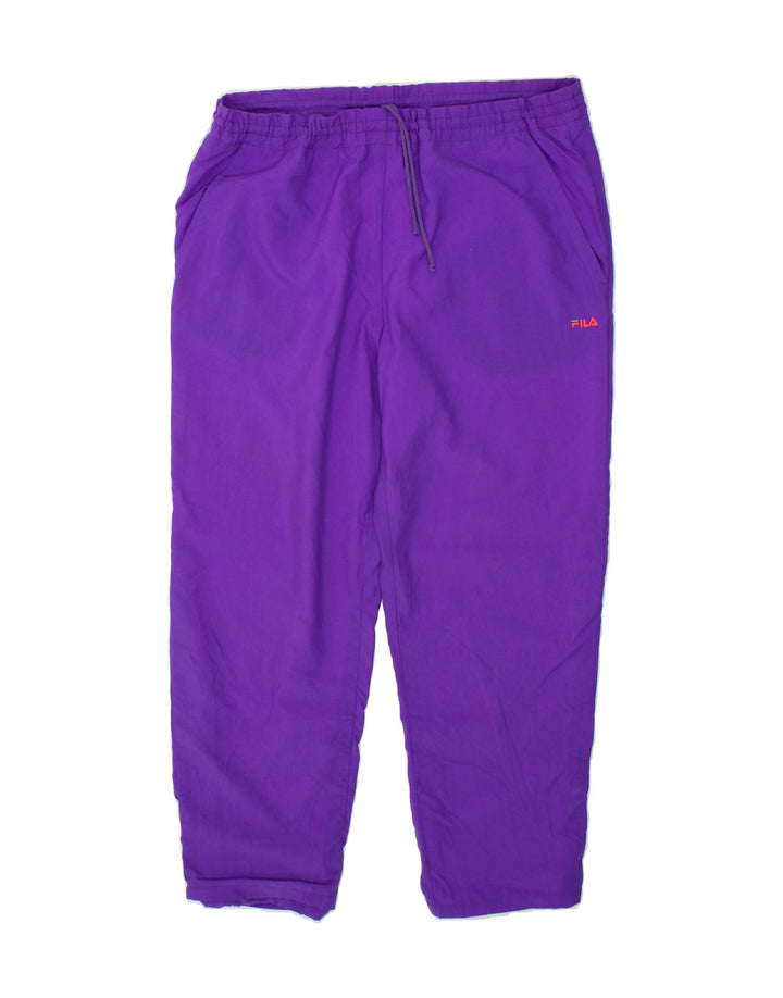 FILA Womens Tracksuit Trousers IT 48 XL Purple Polyamide Vintage Fila and Second-Hand Fila from Messina Hembry 