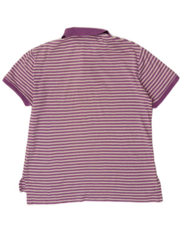 Polo Ralph Lauren Chemise sur mesure pour hommes Grand coton rayé violet