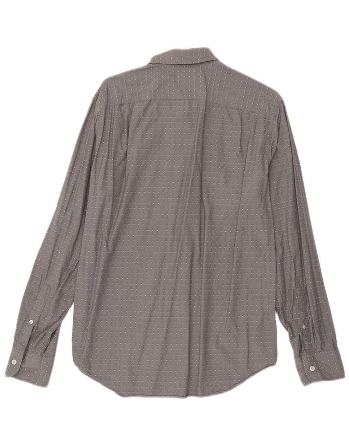 J. Crew Herreskjorte Medium Grå Geometrisk Bomuld