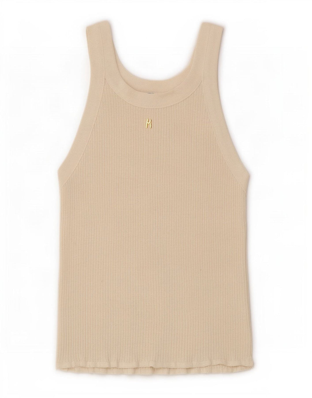 Zara Womens Vest Top UK 8 Pequeno Bege