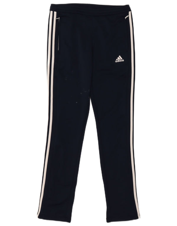 Pantaloni de trening Adidas Climalite pentru femei UK 8/10 Small Bleumarin