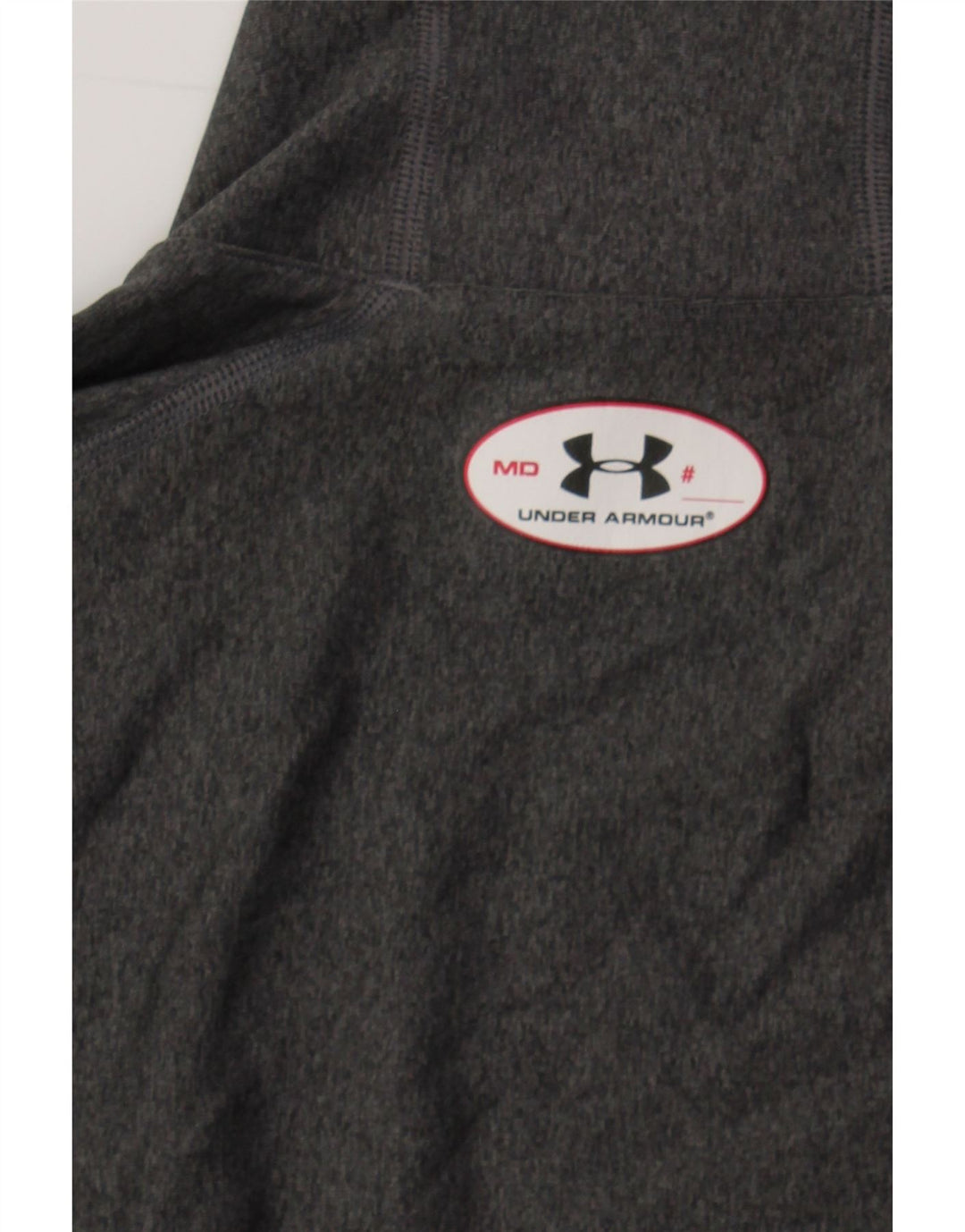 UNDER ARMOUR Mens Top Long Sleeve Medium Grey Polyester Vintage Under Armour and Second-Hand Under Armour from Messina Hembry 