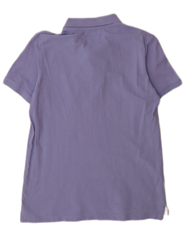 Crew Clothing Polo da uomo in cotone viola medio