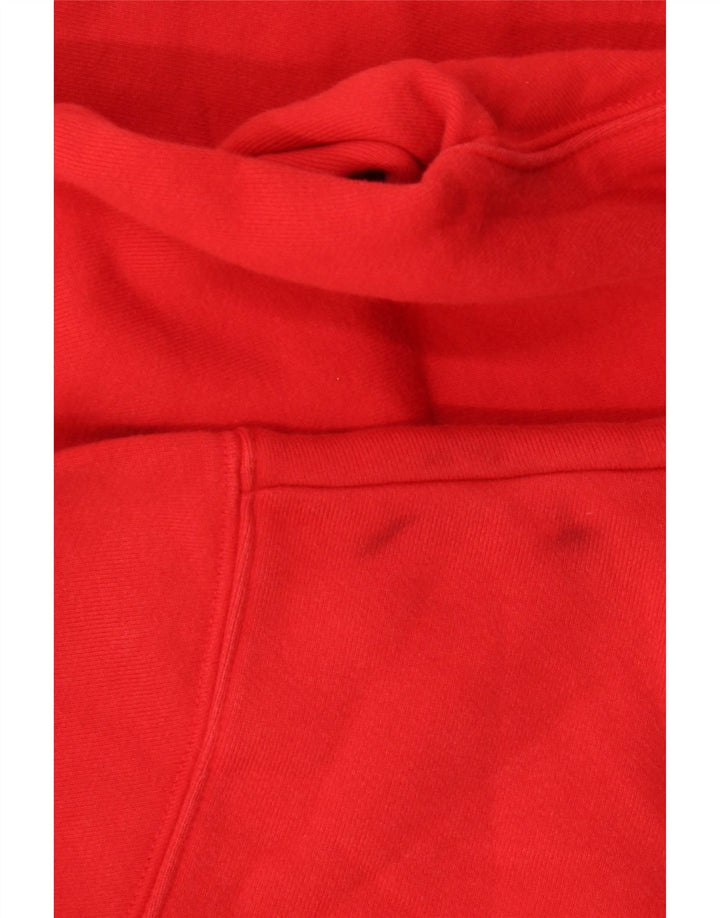 Tommy Hilfiger Dame Grafisk Oversized Sweatshirt Jumper UK 14 Medium Rød