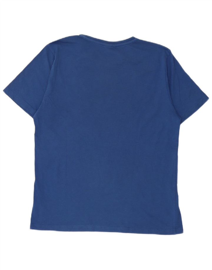 North Sails Mens Graphic T-Shirt Top Medium Blue Cotton