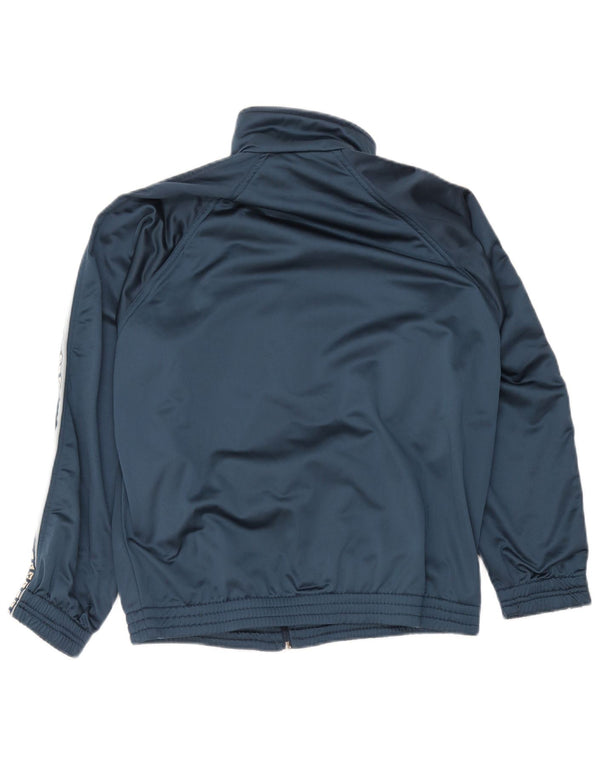 Diadora Herre grafisk træningsdragt Topjakke UK 38 Medium Blue Polyester