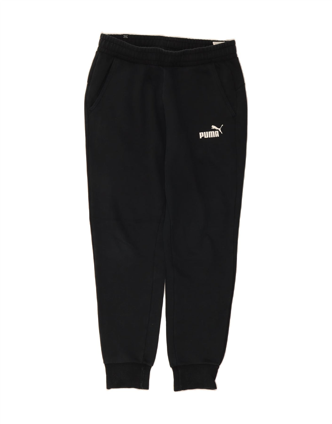 PUMA Mens Tracksuit Trousers Joggers Medium  Black Cotton Vintage Puma and Second-Hand Puma from Messina Hembry 