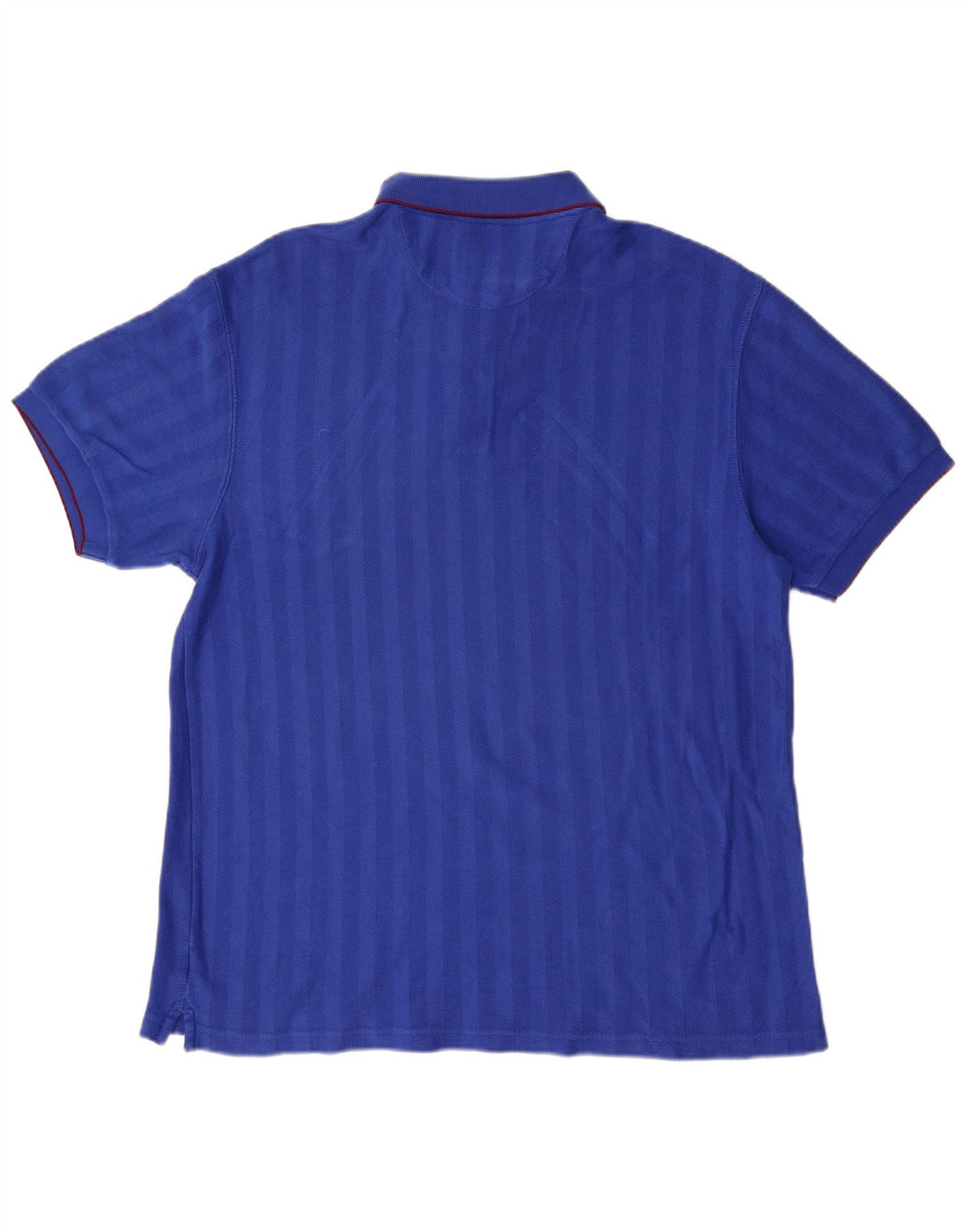 Polo da uomo Chaps grande in cotone a righe blu