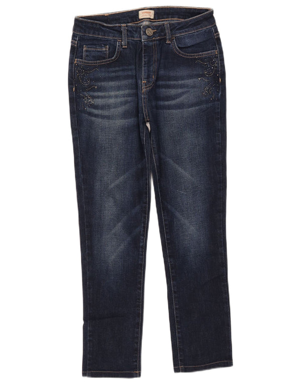 Женские укороченные джинсы Carrera IT 44 Medium W29 L25 Темно-синие, хлопок